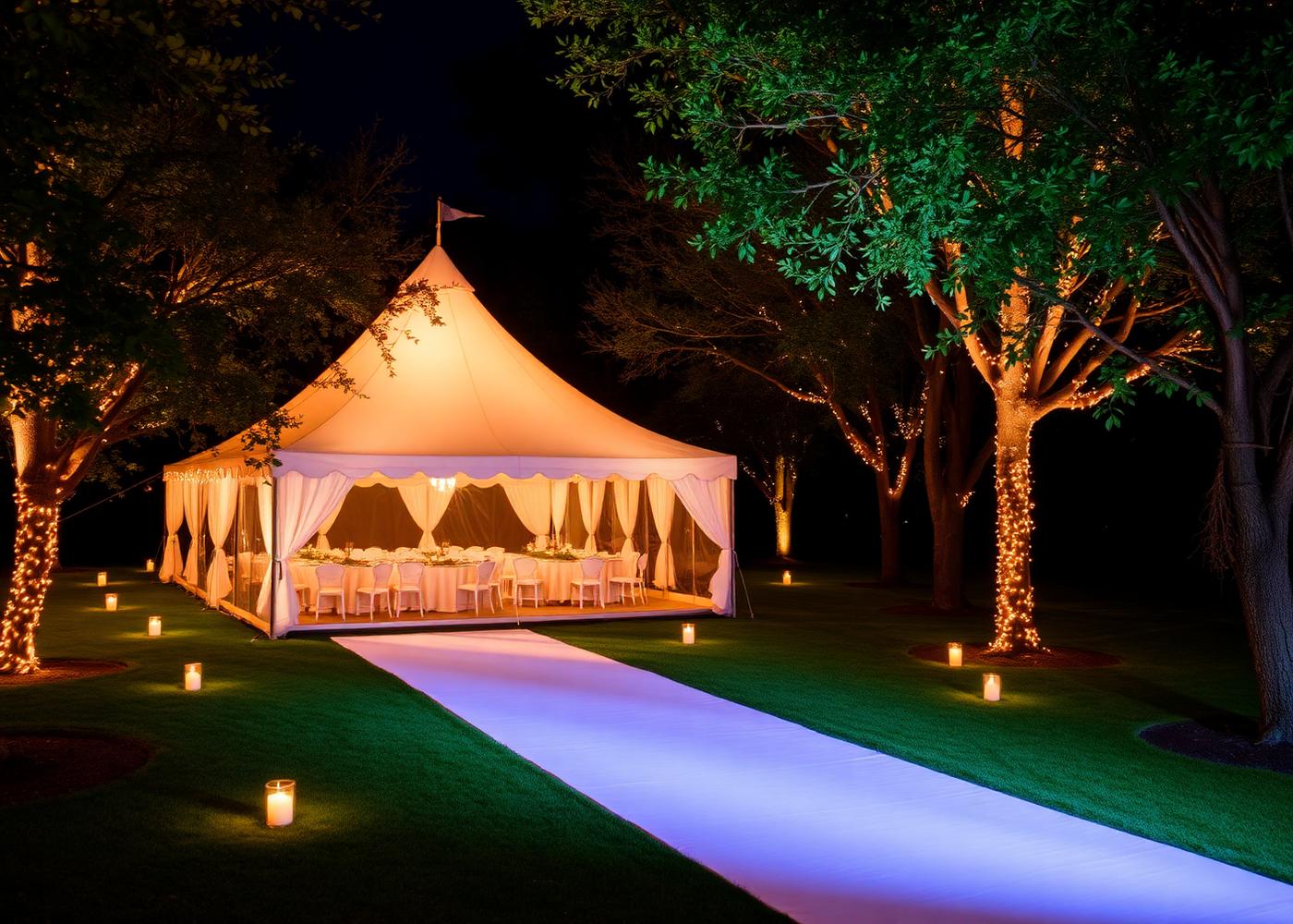 The geometry of intimacy in luxury celebrations